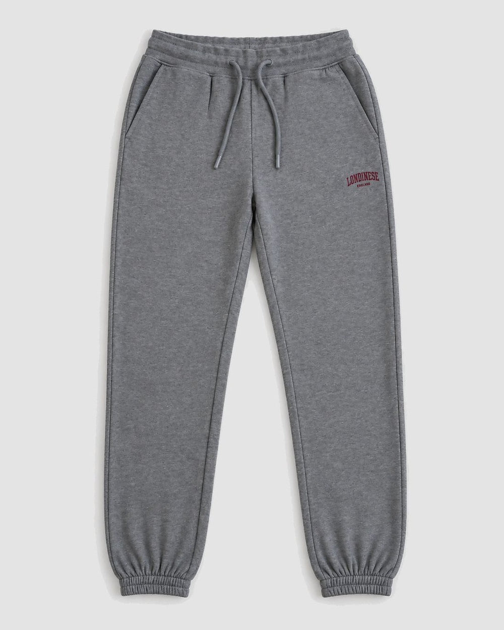 Londinese Chester Pant, pantalone in felpa grigio (Ash) della linea Chester, vista frontale