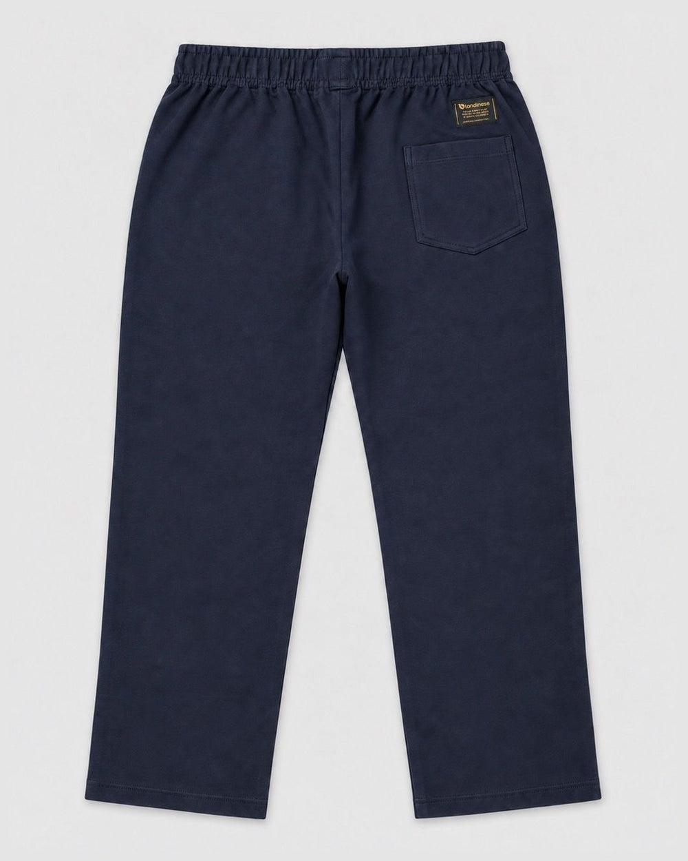 Londinese Falcon Pant, pantalone in felpa blu navy (Navy) della linea Icons con logo Londinese, vista posteriore