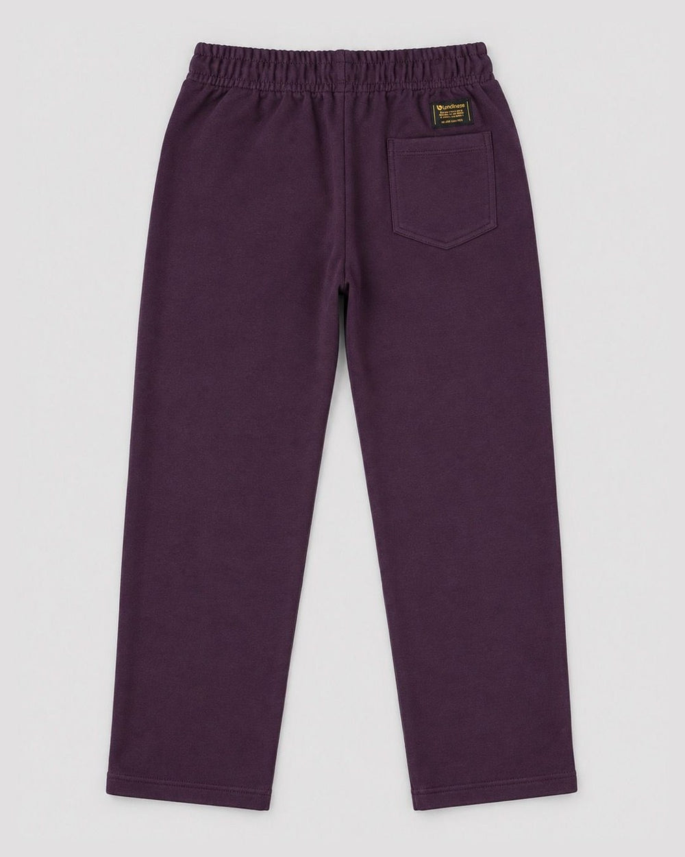 Londinese Falcon Pant, pantalone in felpa prugna (Plum) della linea Icons con logo Londinese, vista posteriore