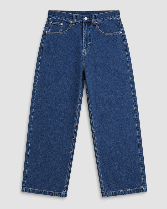 Londinese Manchester, jeans cinque tasche con vestibilità baggy, vista frontale