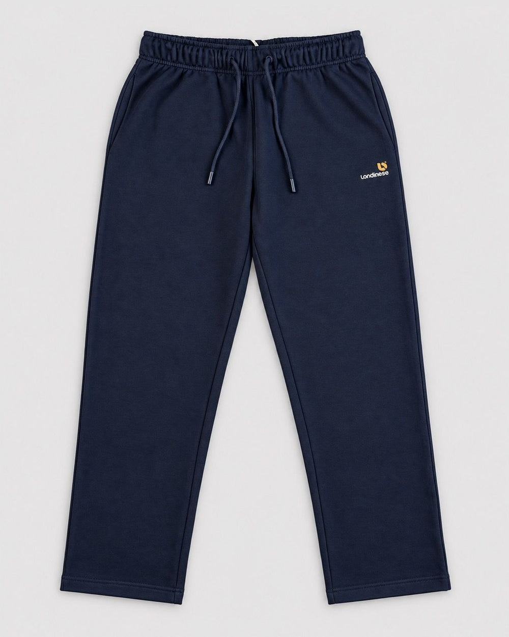 Londinese Falcon Pant, pantalone in felpa blu navy (Navy) della linea Icons con logo Londinese, vista frontale
