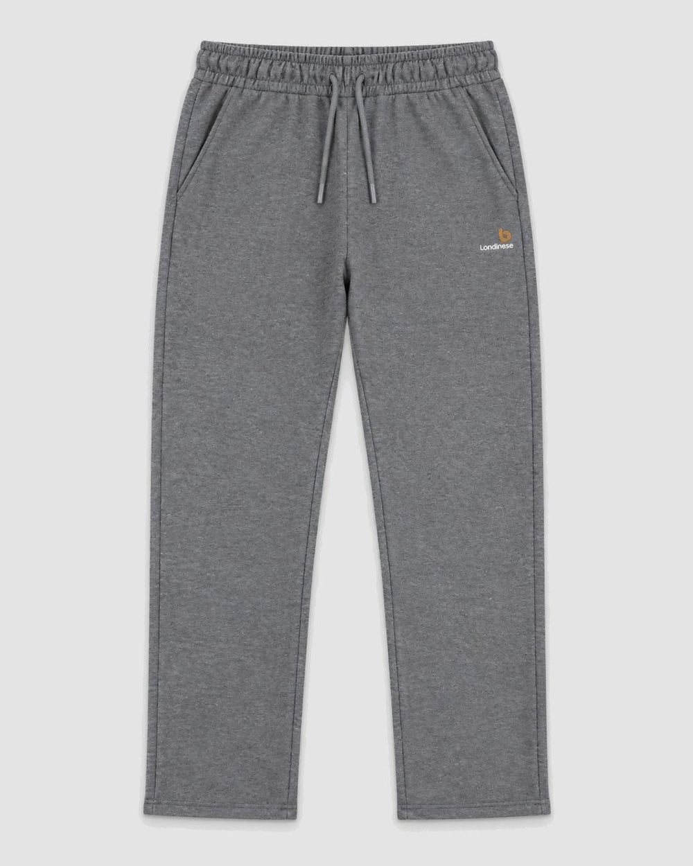 Londinese Falcon Pant, pantalone in felpa grigio (Ash) della linea Icons con logo Londinese, vista frontale