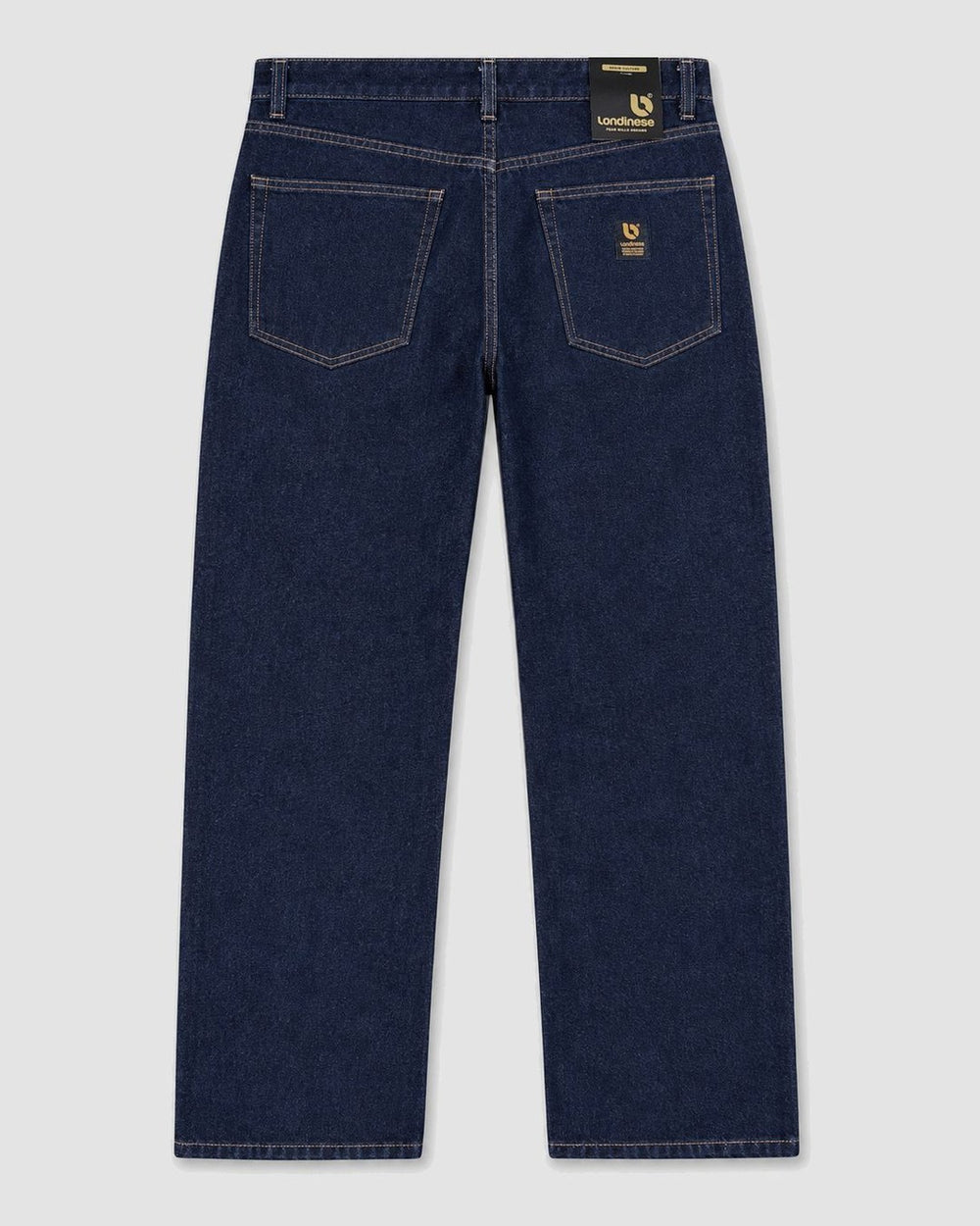 Londinese Nottingham, jeans cinque tasche con denim lavaggio scuro (Denim), vista posteriore